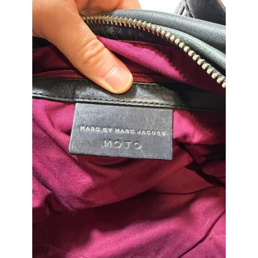 Marc by Marc Jacobs Black Quilted Leather Satchel Crossbody Bag - Picture 15 of 16